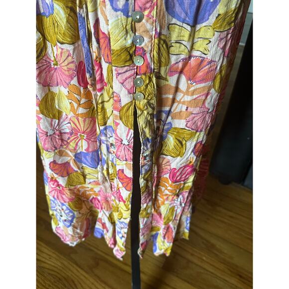 Ava Christine floral maxi skirt vibrant floral print - Picture 4 of 7